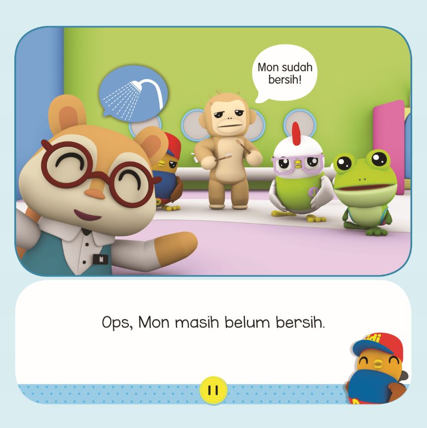 Buku Cerita Bergambar Didi & Friends: Mon Ke Sekolah & Main Deng