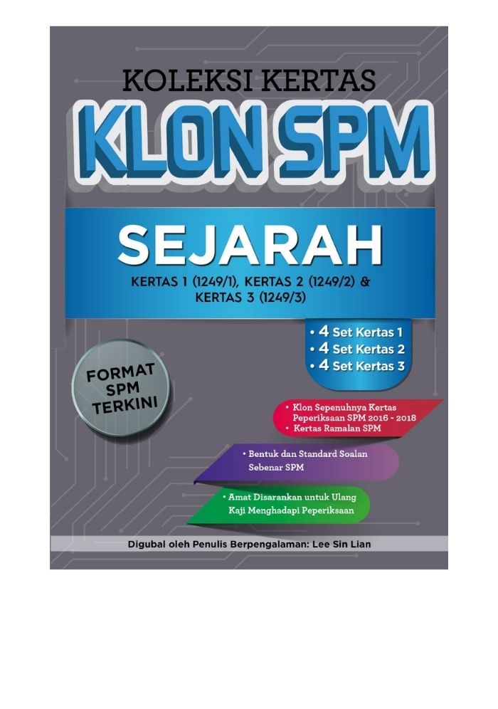 Koleksi Kertas Klon SPM Sejarah