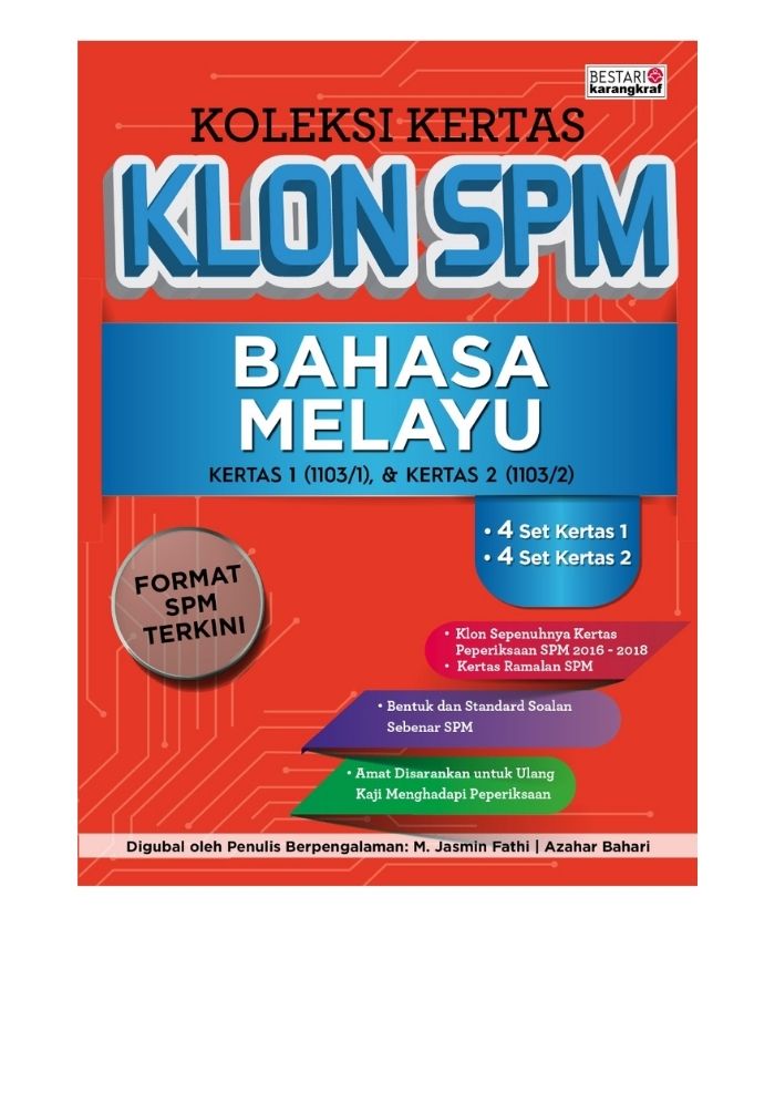 Koleksi Kertas Klon SPM Bahasa Melayu