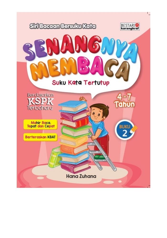 Senangnya Membaca Suku Kata Tertutup 4-7 Tahun Buku 2