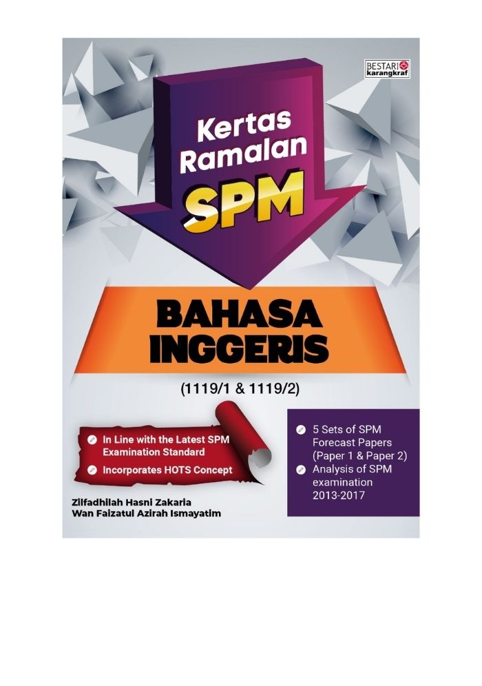 Kertas Ramalan SPM Bahasa Inggeris