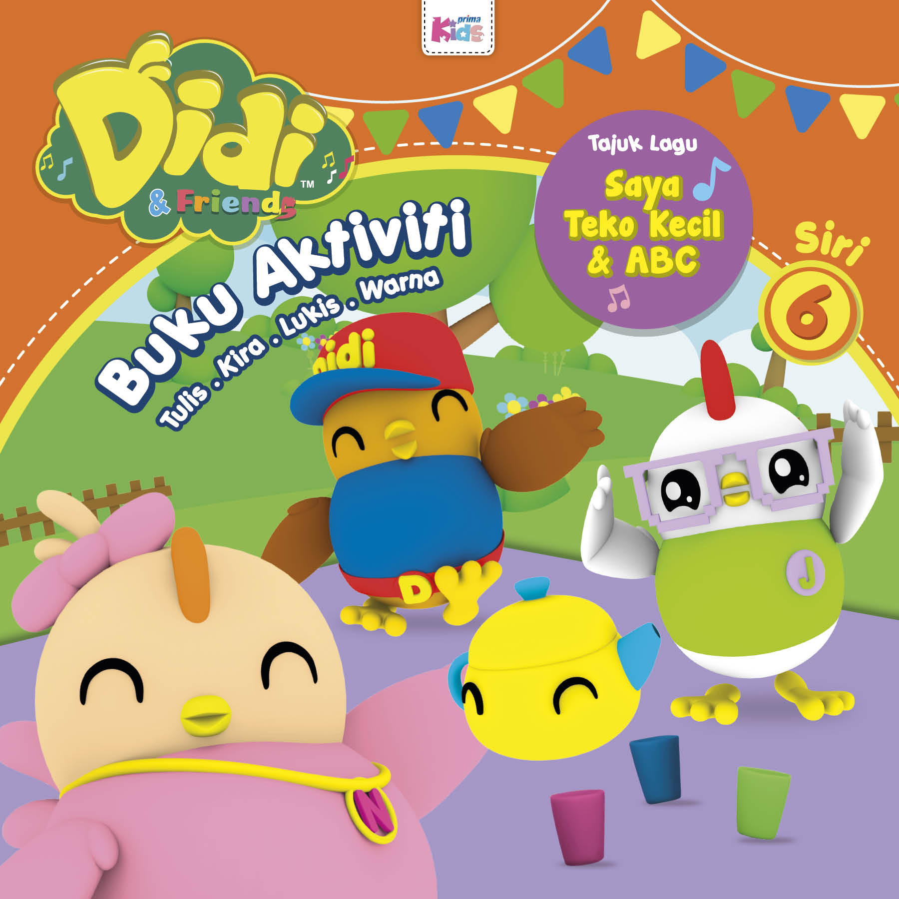 Buku Aktiviti Didi & Friends: Saya Teko Kecil & ABC  Siri 6