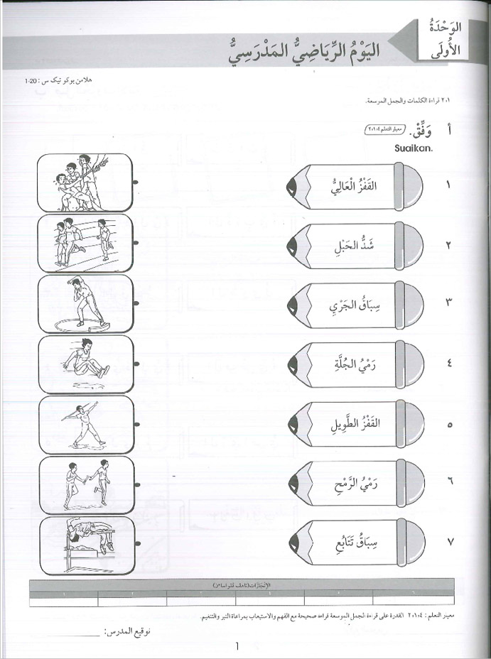 Praktis Standard Tahun 6 - Bahasa Arab