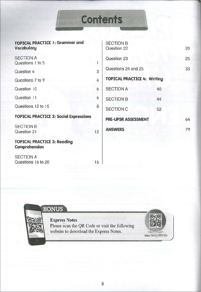 Praktis Topikal UPSR (2019) English Year 4