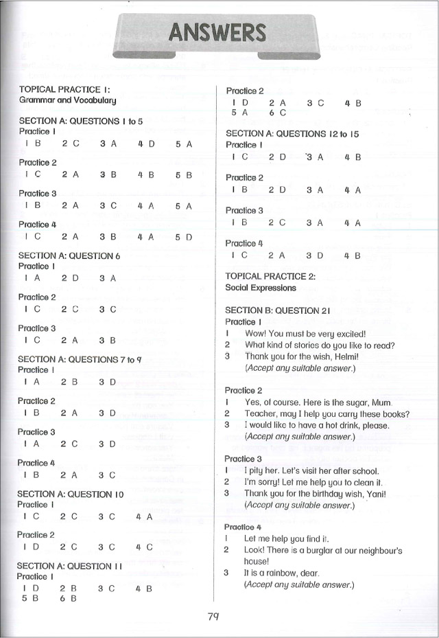 Praktis Topikal UPSR (2019) English Year 4