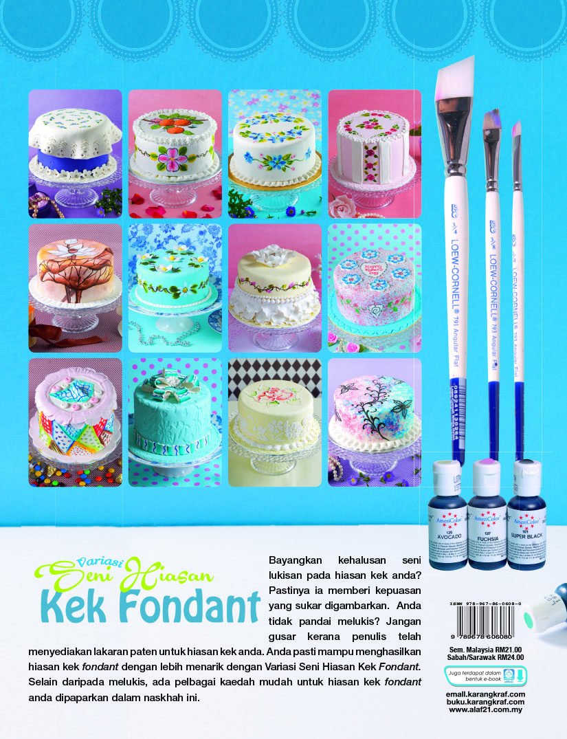 Variasi Seni Hiasan Kek Fondant