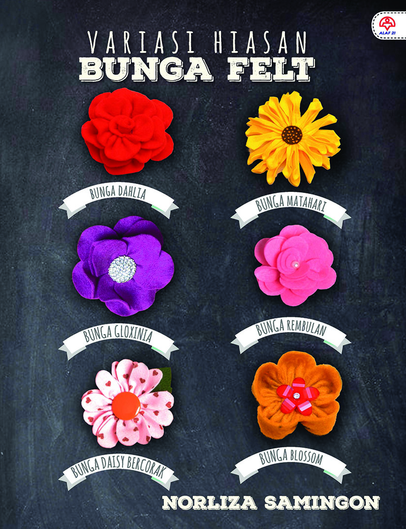 Variasi Hiasan Bunga Felt