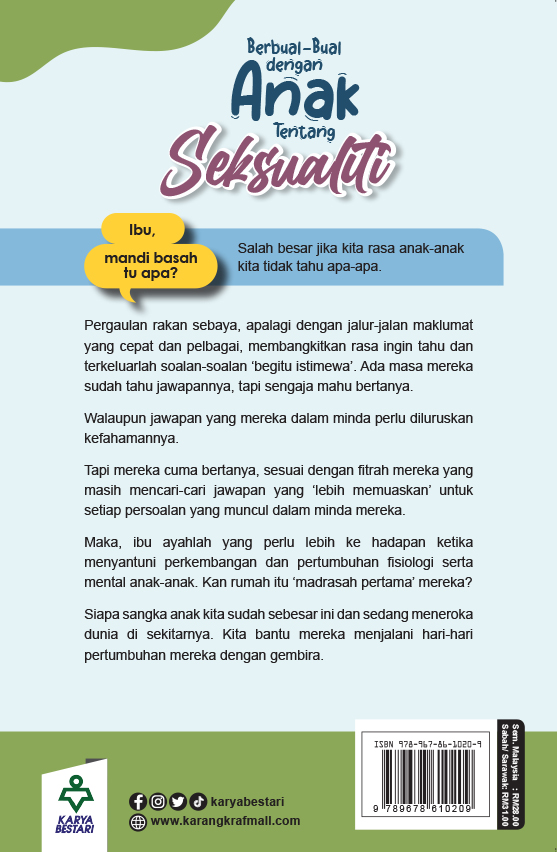 Berbual-bual Dengan Anak Tentang Seksualiti - Wan Nur Syakira