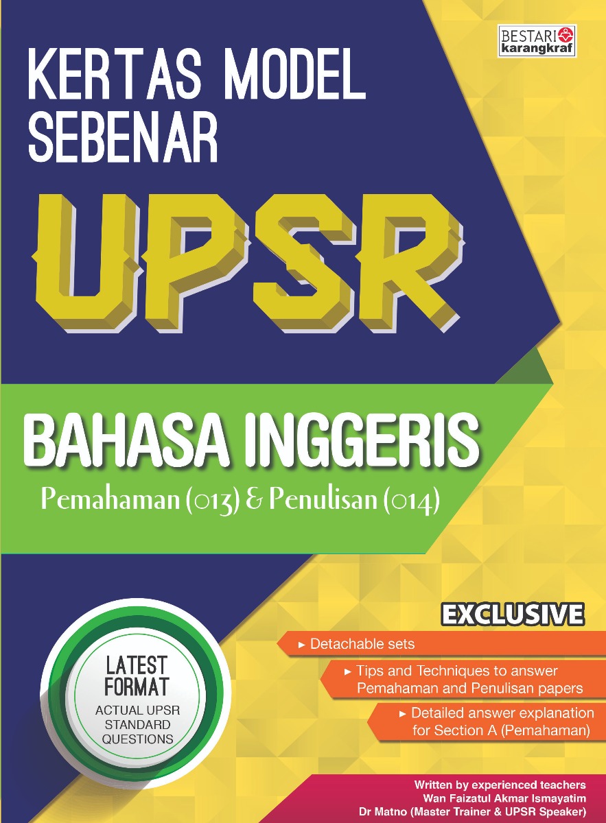 Kertas Model Sebenar UPSR Bahasa Inggeris (2020)