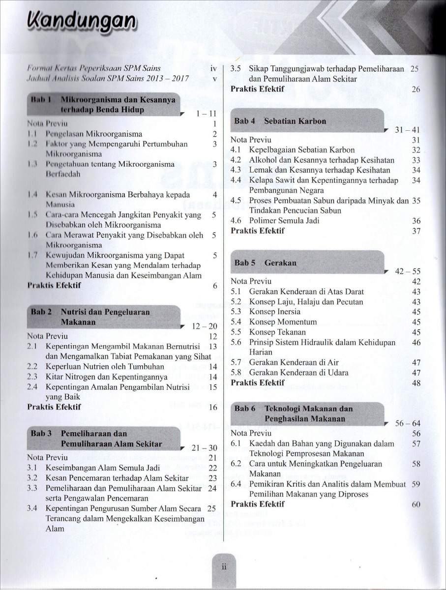 Modul Efektif PdPc Sains (Dwibahasa) Tingkatan 5