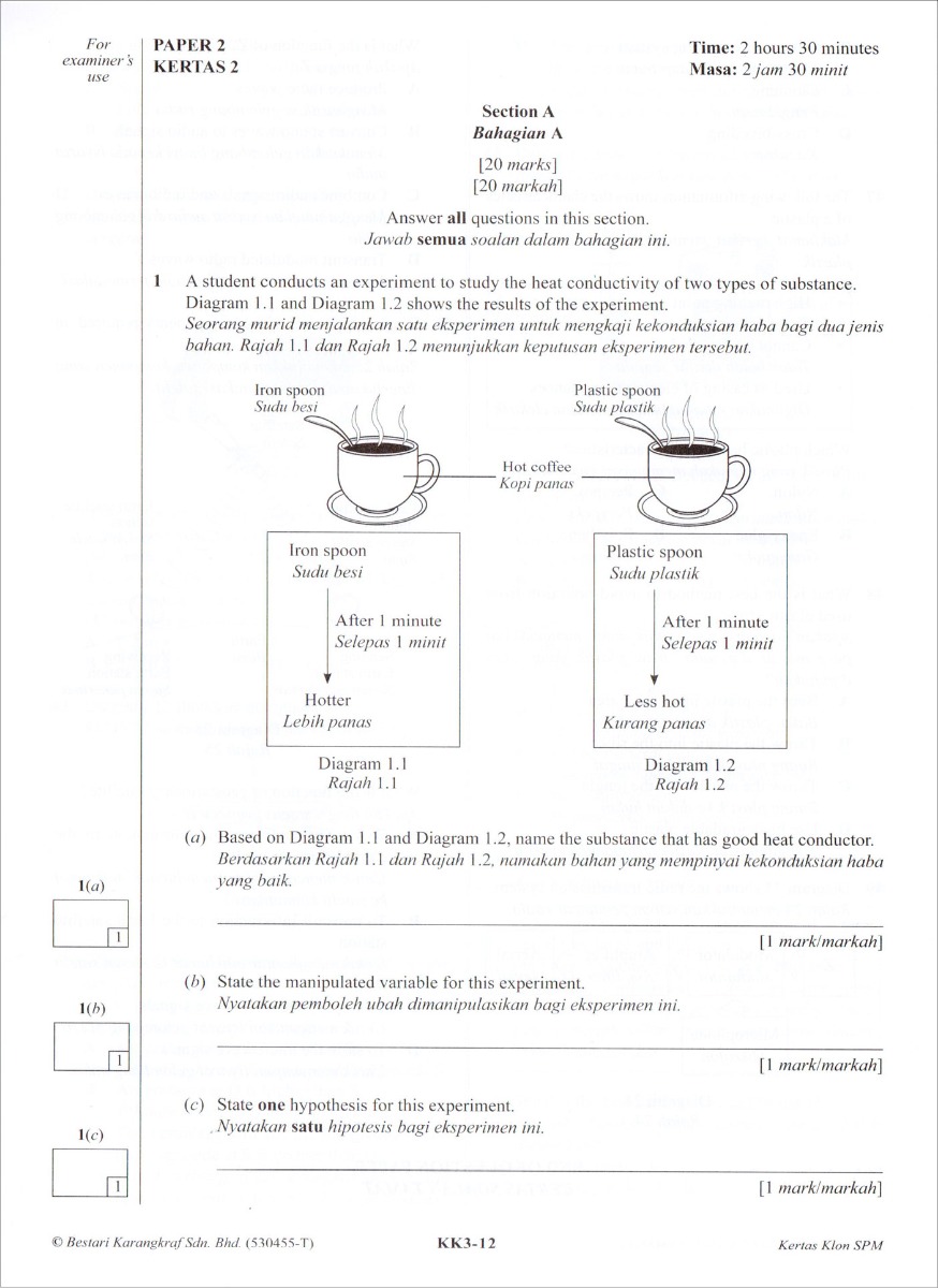 Koleksi Kertas Klon SPM Science