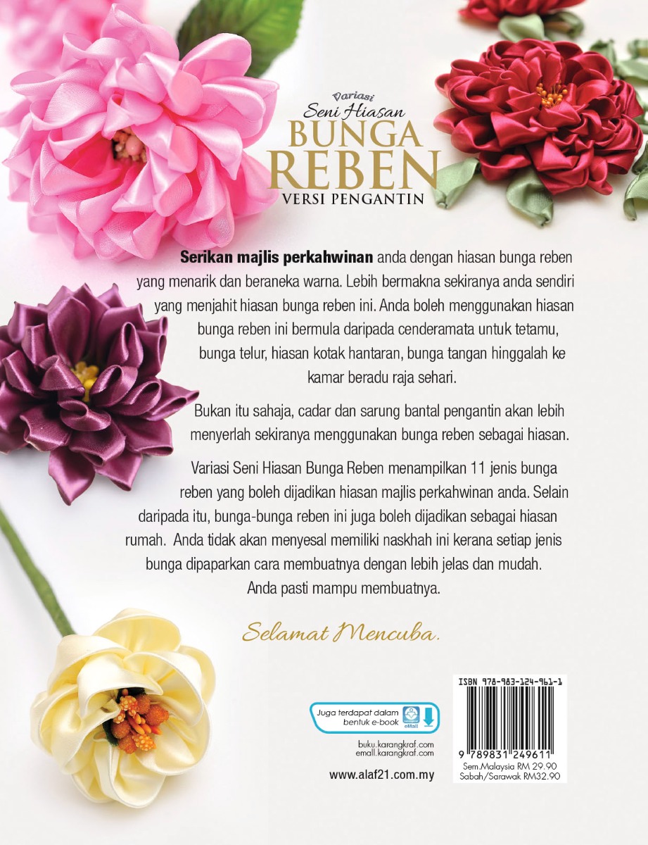 Variasi Seni Hiasan Bunga Reben Versi Pengantin