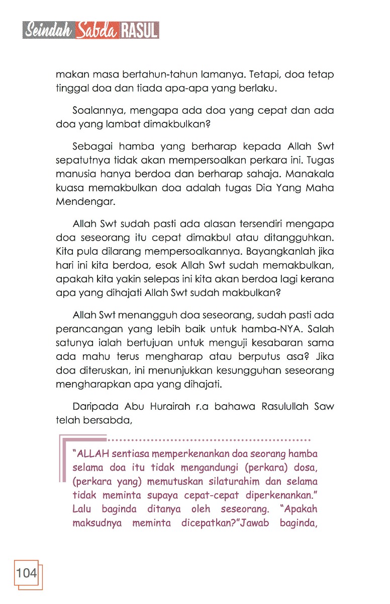 Seindah Sabda Rasul - Muhd Nasruddin Dasuki