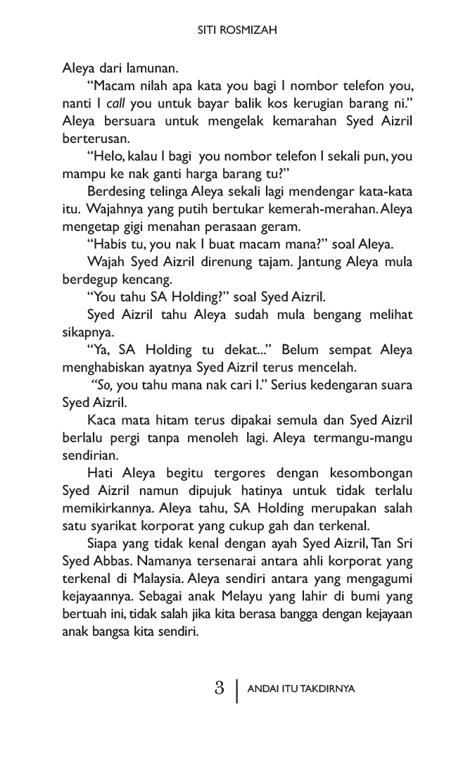 Andai Itu Takdirnya - Siti Rosmizah