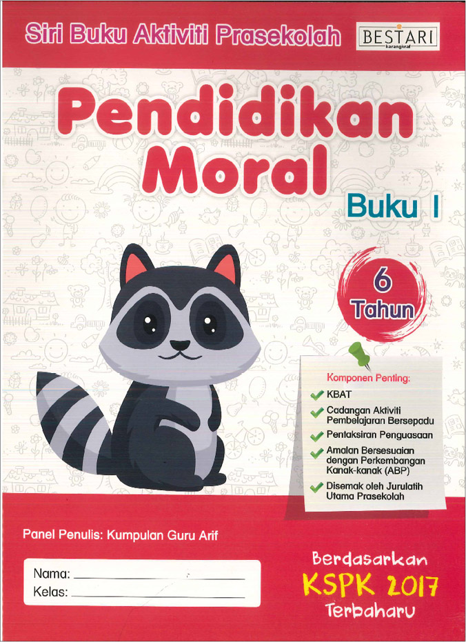 Buku Aktiviti Prasekolah 6 Tahun-Pendidikan Moral (Buku 1)