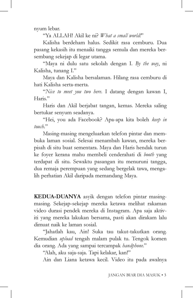 Jangan Biar Dia Masuk - A.Darwisy