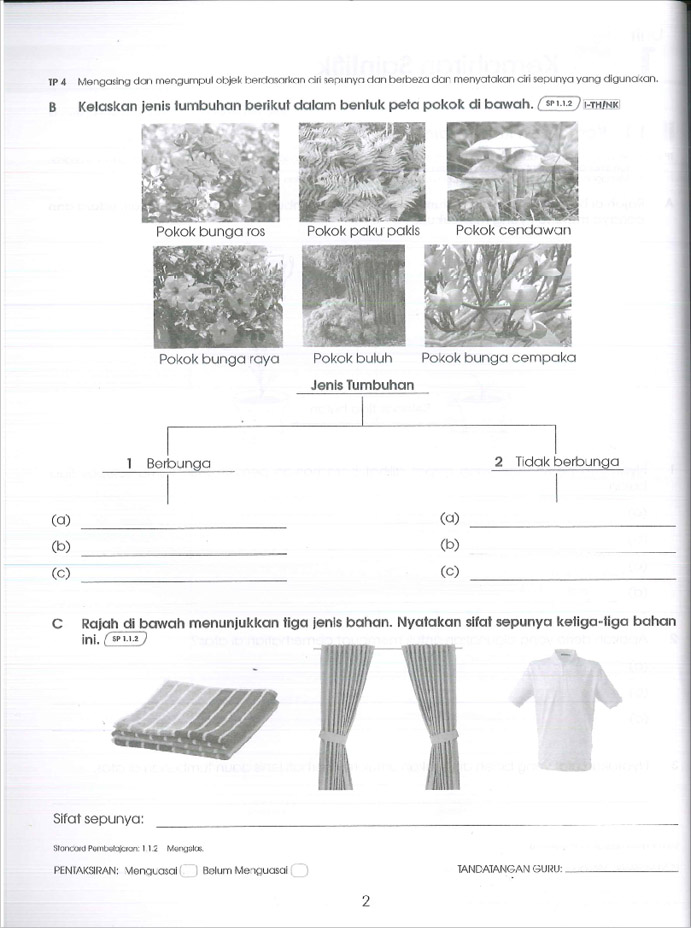 Praktis Standard Tahun 6 - Sains