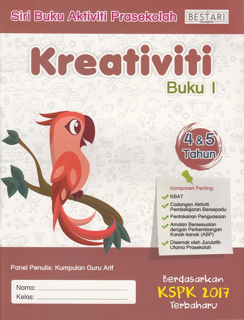 Buku Aktiviti Prasekolah 4 & 5 Tahun - Kreativiti (Buku 1)