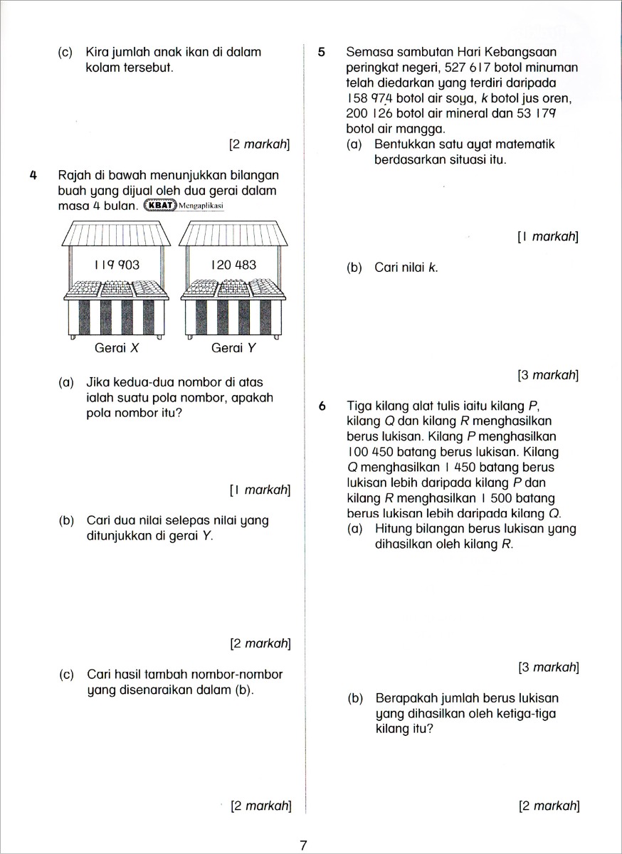 Praktis Topikal UPSR Matematik Tahun 5 (2020)