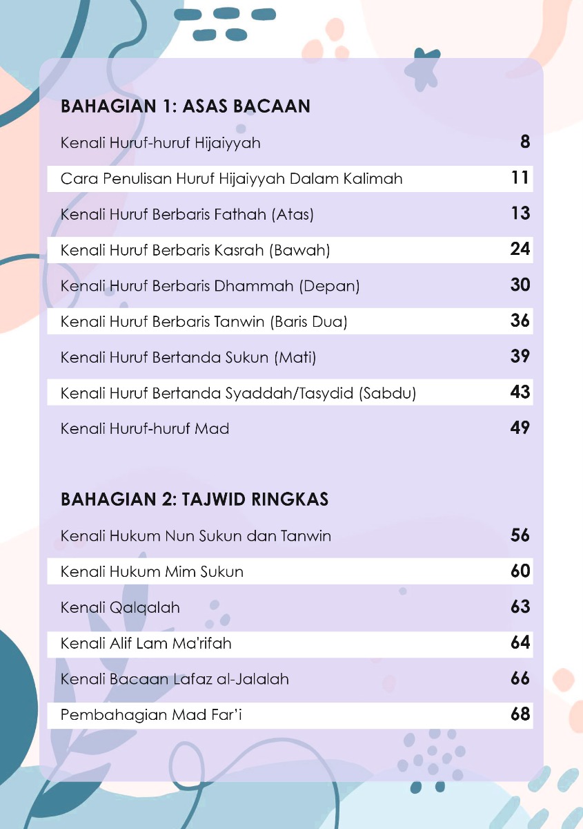 KOMBO Mantapkan Bacaan Al-Quran