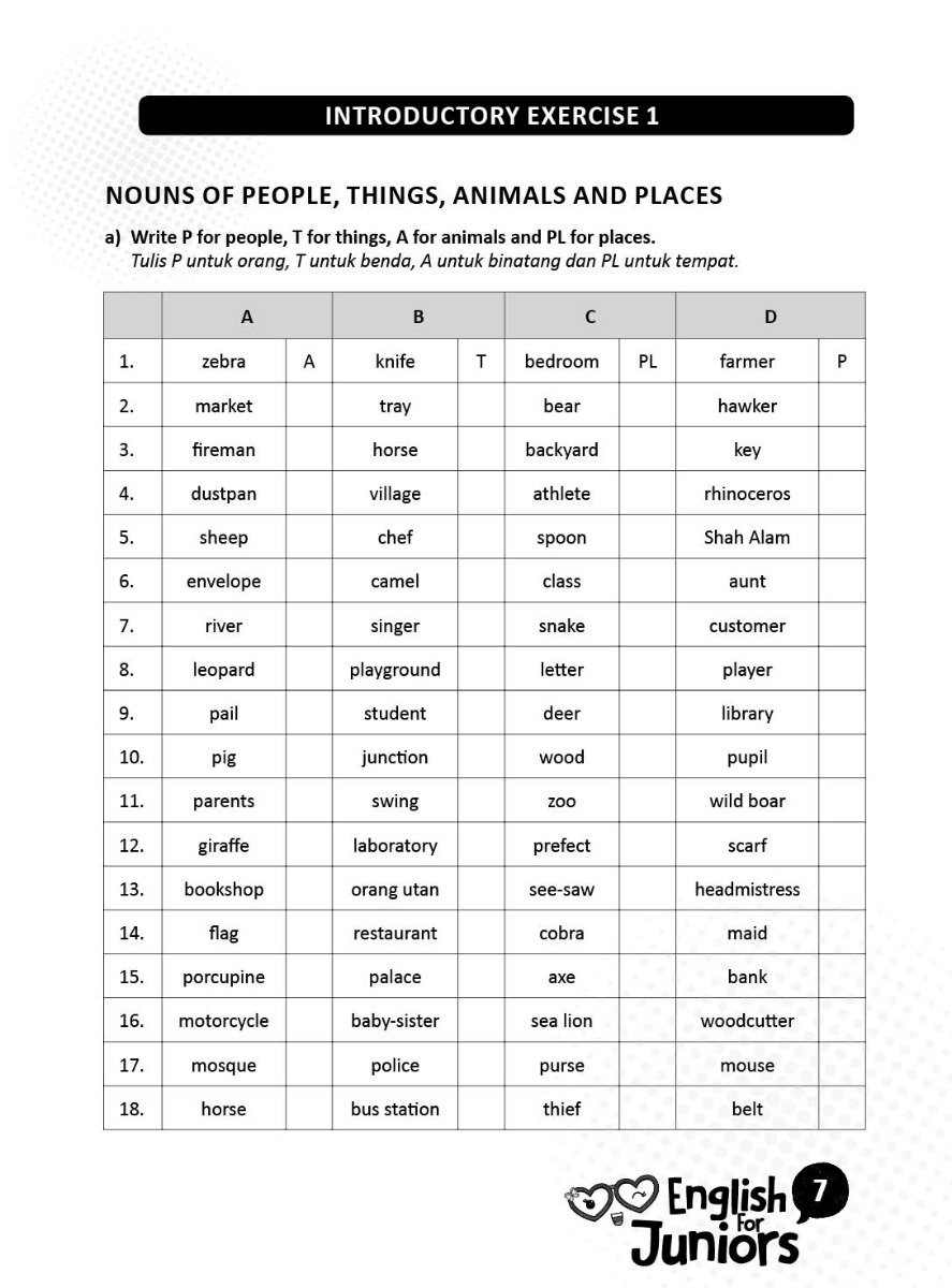 English For Juniors  [Updated Version]