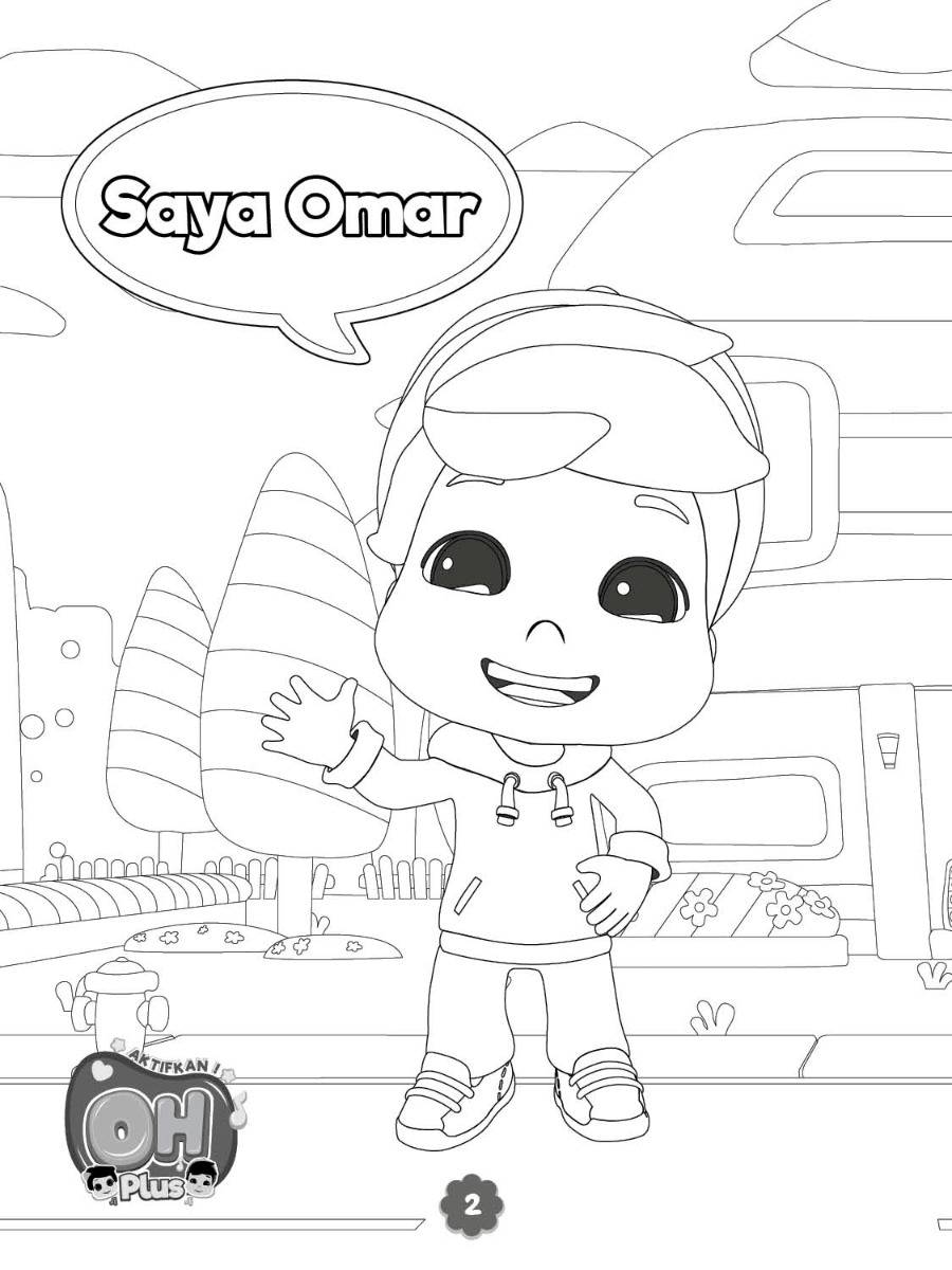 Buku Mewarna Omar & Hana