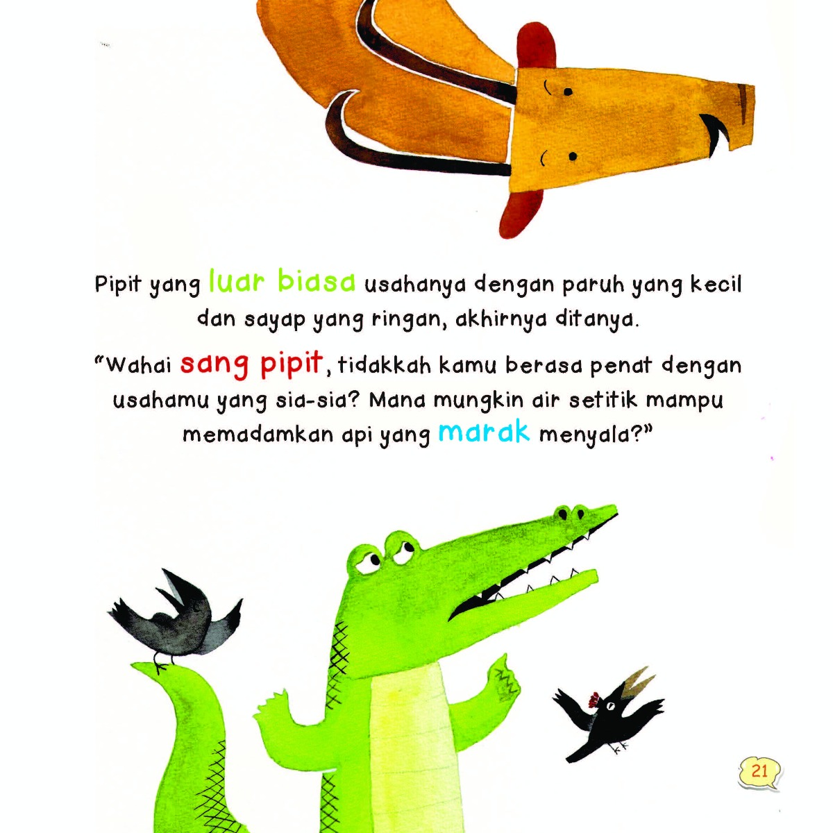 Burung-burung Bercerita ; Burung Pipit Dan Api