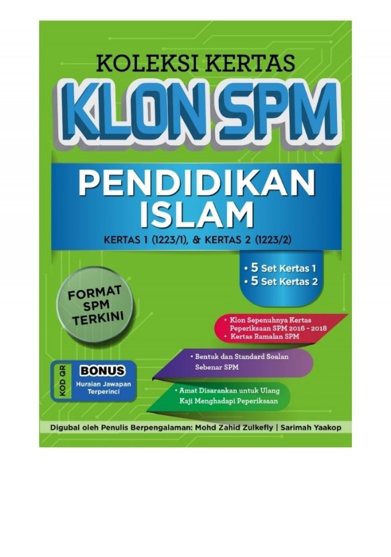 Koleksi Kertas Klon SPM Pendidikan Islam