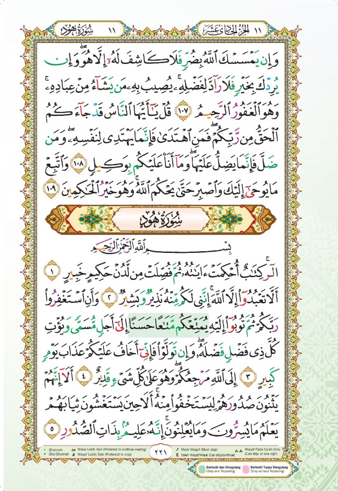 Al-Quran Al-Karim Mushaf Waqaf & Ibtida A4