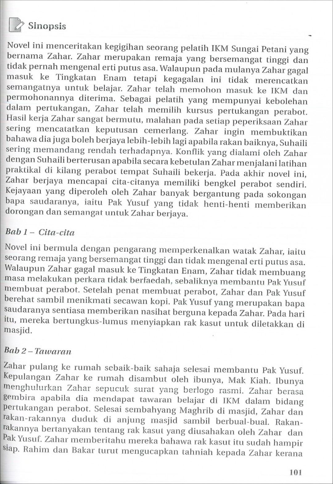 Komsas: Antologi Baik Budi, Indah Bahasa & Novel Meniti Impian -