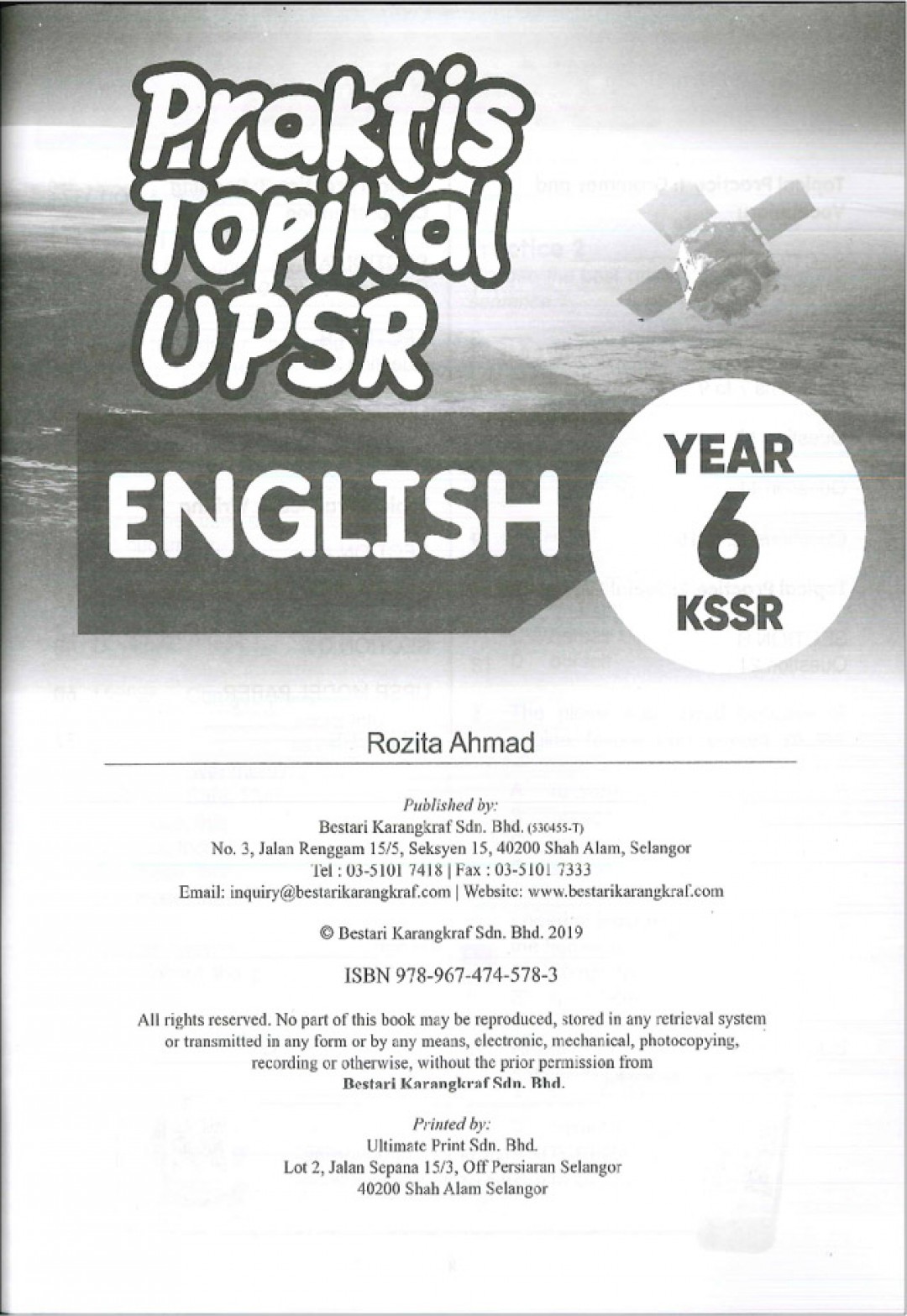 Praktis Topikal UPSR (2019) English Year 6