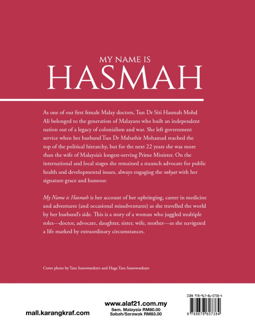 My Name Is Hasmah (Buku Khas)
