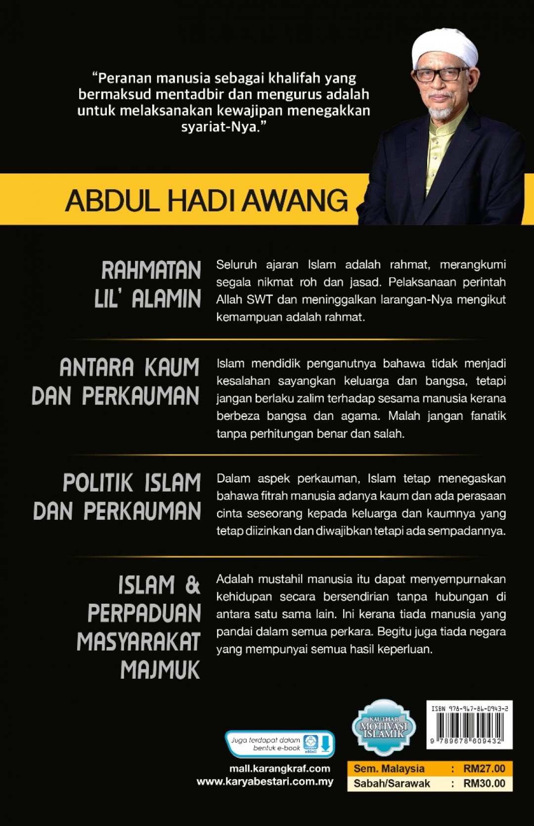 Bicara Ini Demi Perpaduan - Abdul Hadi Awang