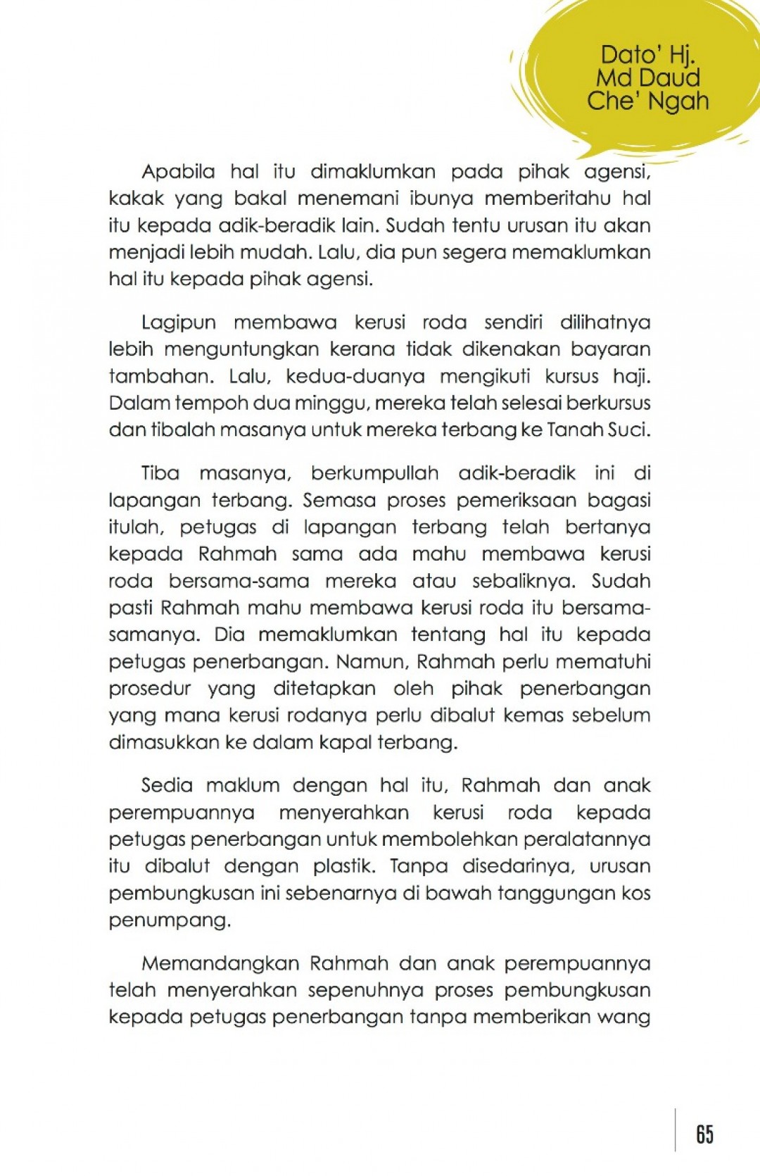 Cerita Daripada Mutawif - Dato' Hj. Md Daud Che' Ngah