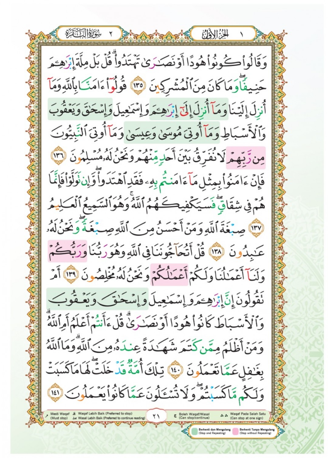 Al-Quran Al-Karim Mushaf Waqaf & Ibtida A6