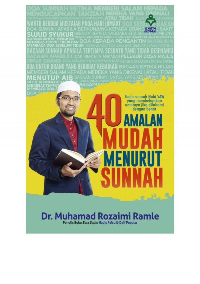 40 AMALAN MUDAH MENURUT SUNNAH - Dr. Muhamad Rozaimi Ramle