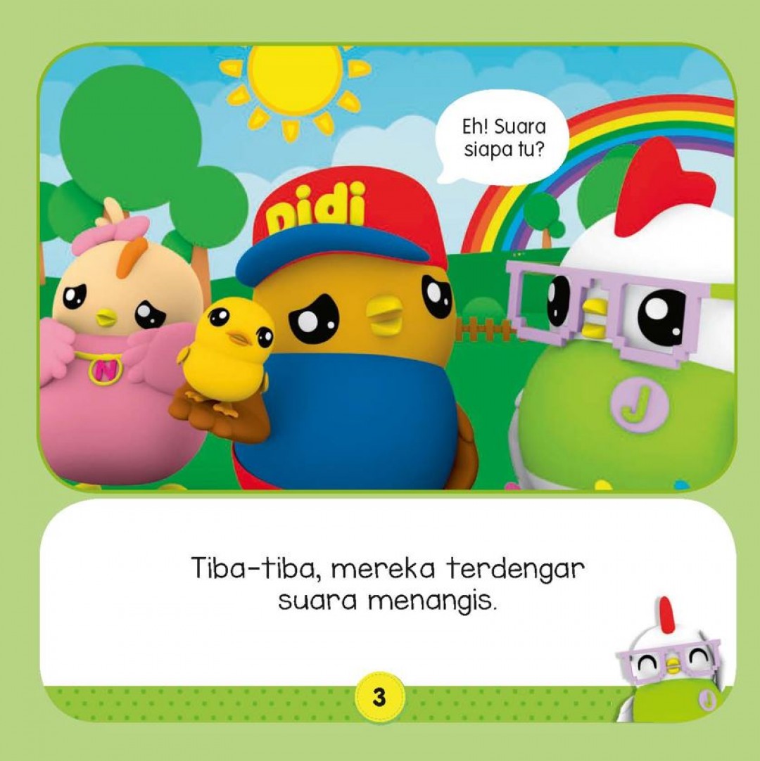 Buku Cerita Bergambar Didi & Friends: Jom Kitar Semula & Dayung