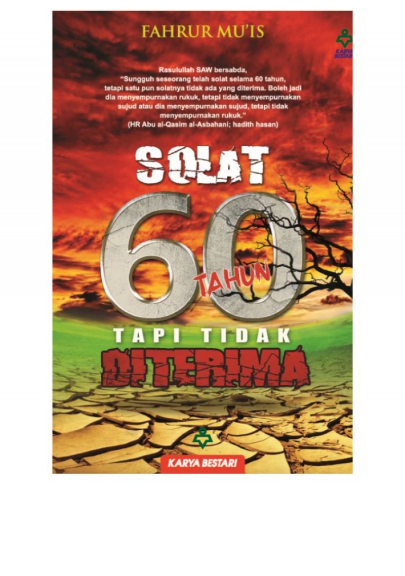 Solat 60 Tahun Tak Diterima