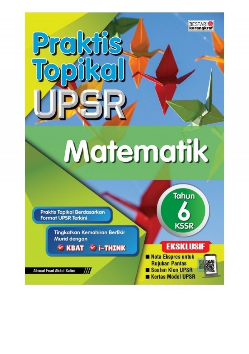 Praktis Topikal UPSR Matematik Tahun 6 (2020)