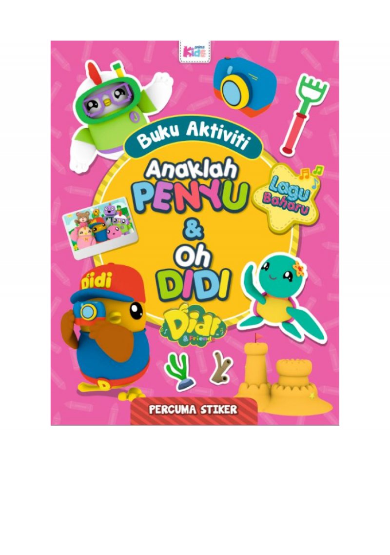 Buku Aktiviti Didi & Friends: Anaklah Penyu & Oh Didi (Stiker)