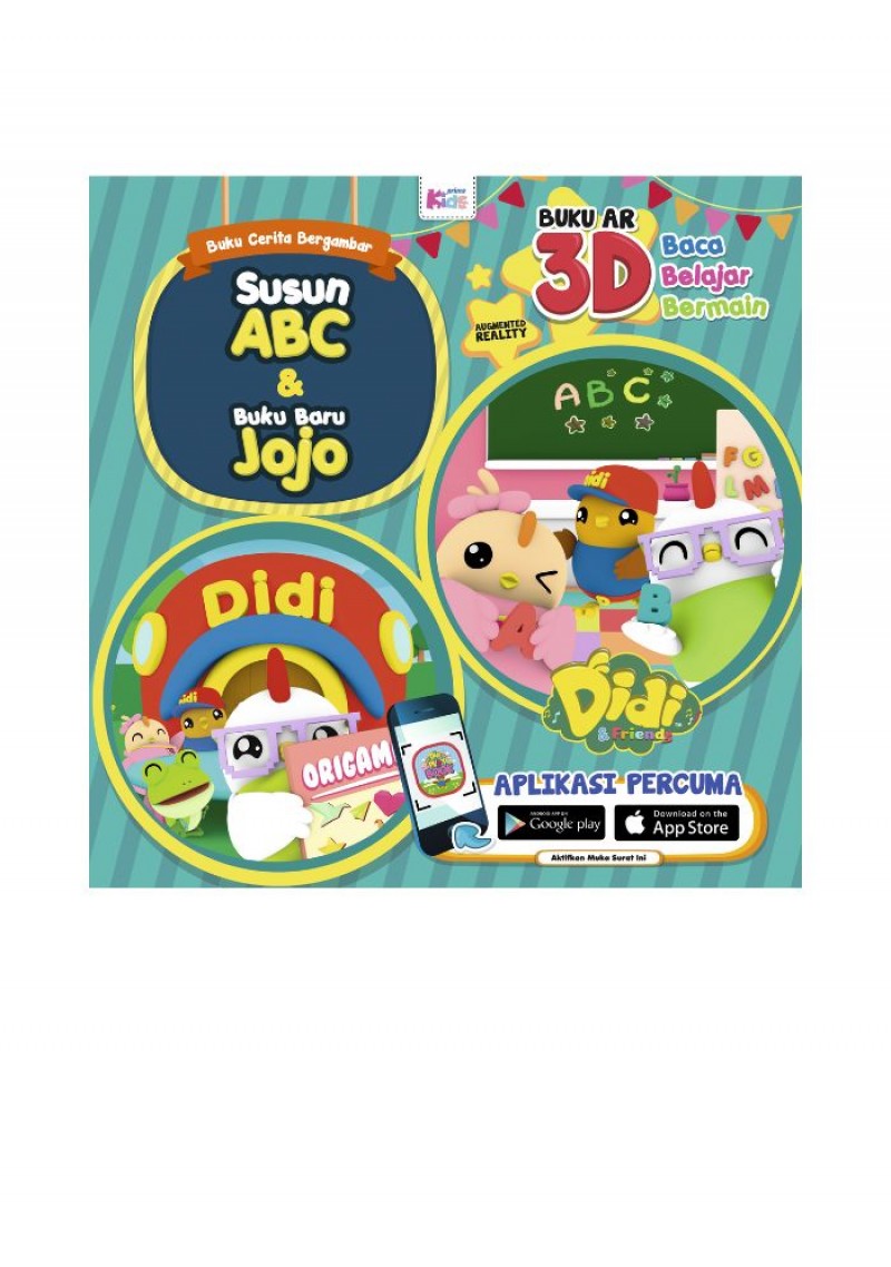 Buku Cerita Bergambar Didi & Friends: Susun ABC & Buku Baru Jojo