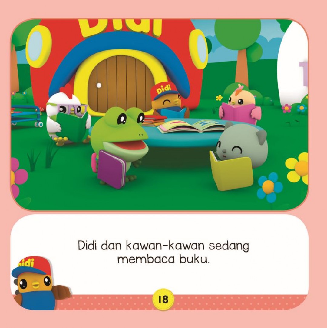 Buku Cerita Bergambar Didi & Friends: Susun ABC & Buku Baru Jojo