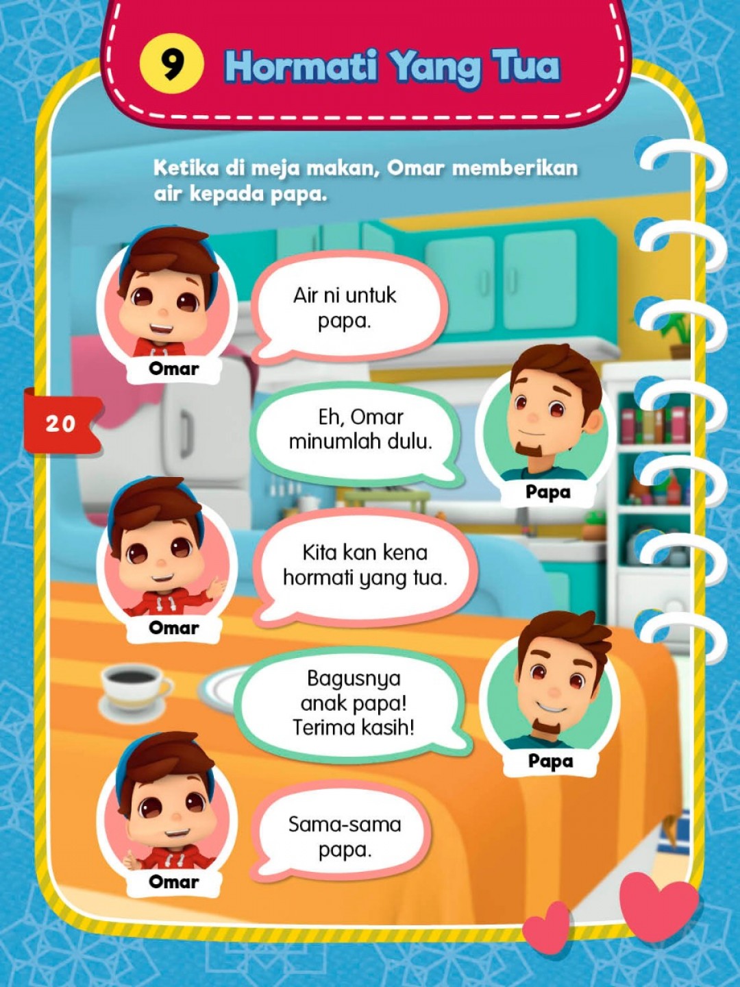 Hadis Pilihan Omar & Hana (Stiker)