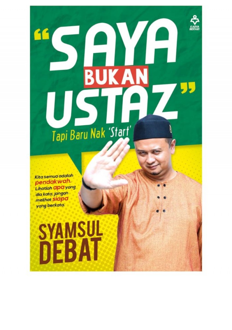 Saya Bukan Ustaz, Tapi Baru Nak Start - Syamsul Debat