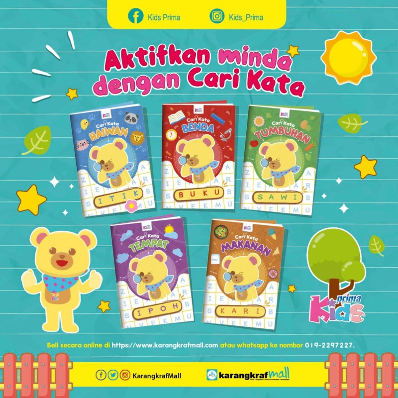 Set Cari Kata - Kids Prima