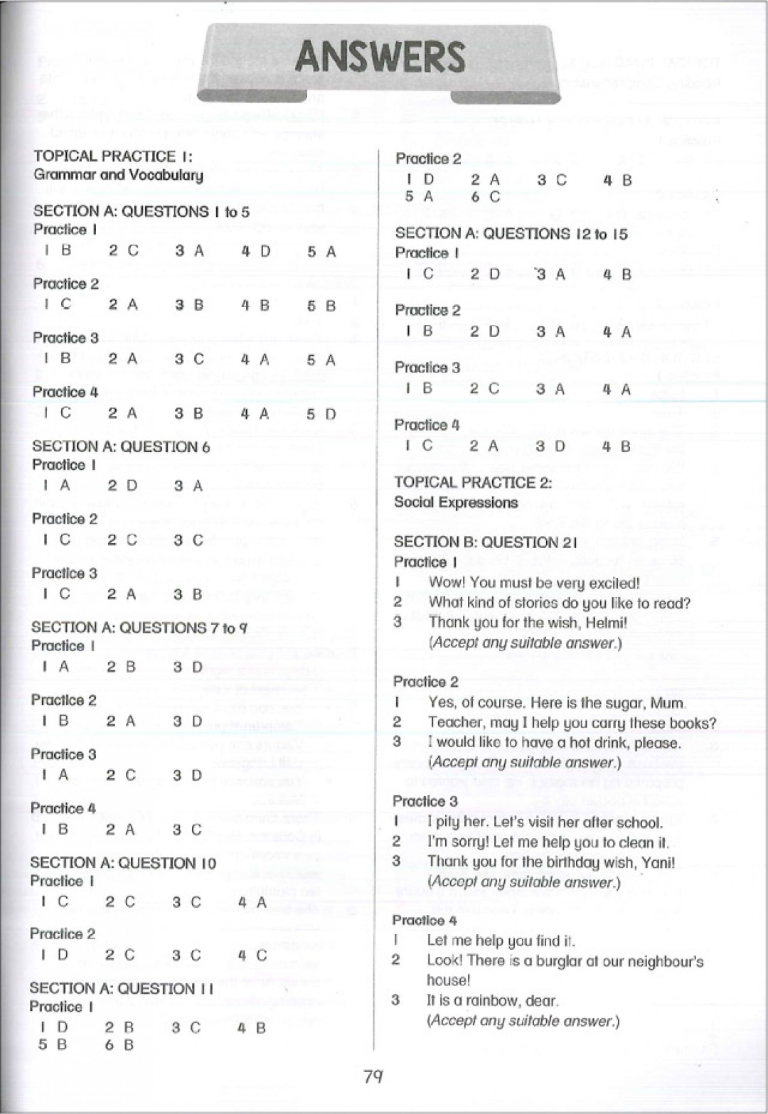 Praktis Topikal UPSR (2019) English Year 4