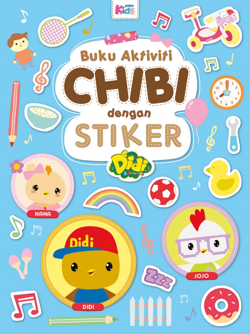 BUKU AKTIVITI CHIBI DENGAN STIKER