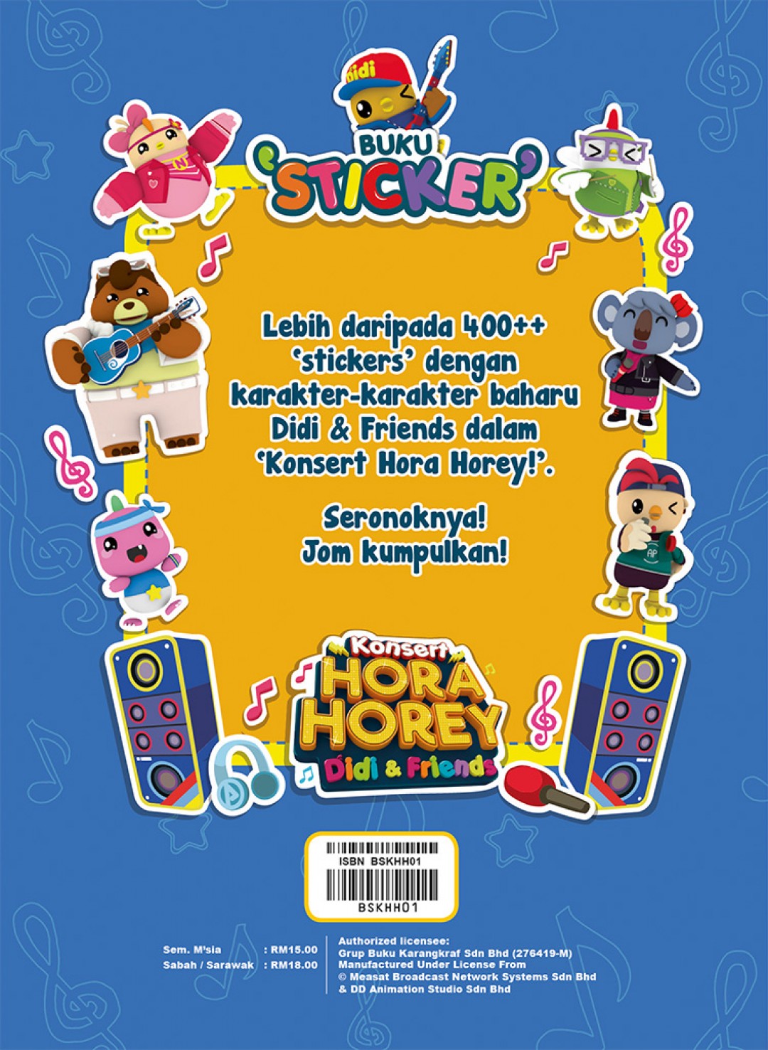 Buku �Sticker� [Konsert Hora Horey Didi & Friends]