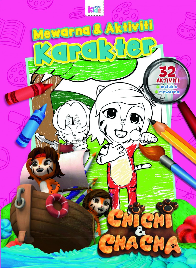 Chichi & Chacha: Warna & Aktiviti Karakter