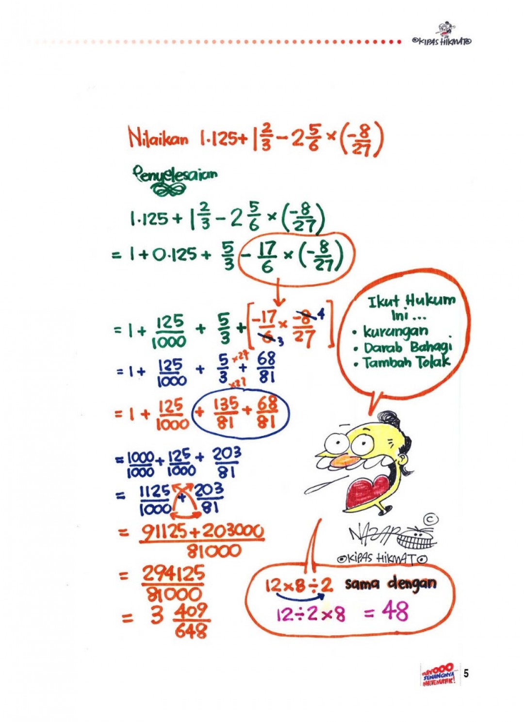 Fuiyooo... Senangnya Matematik (Tingkatan 1)
